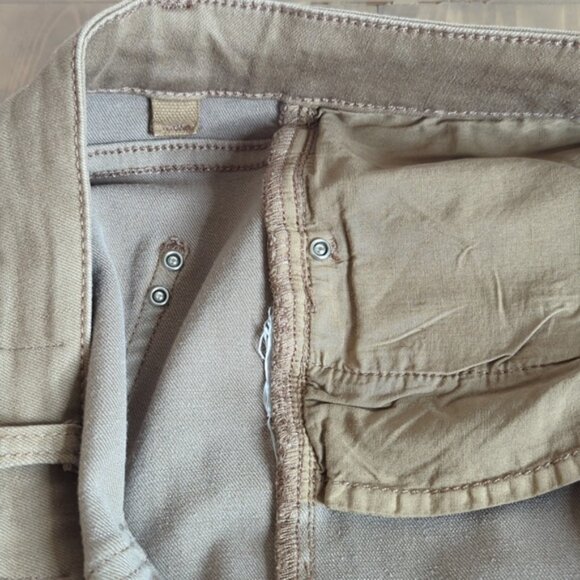Joseph Ribkoff Tan Raw Hem Ankle Jeans - Picture 13 of 13